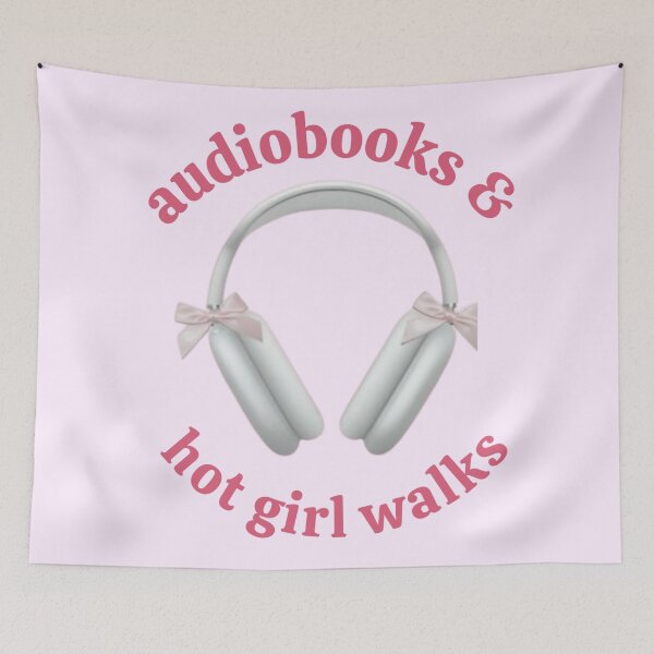 Item preview, Audiobooks & Hot Girl Walks designed and sold by theliteraryedit.
