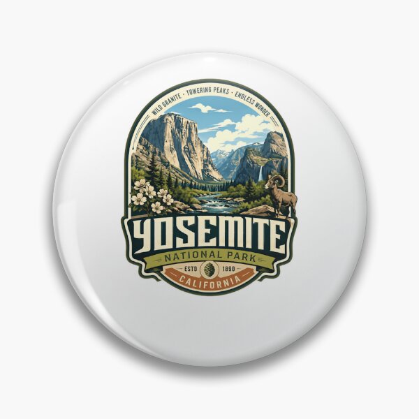 Item preview, Yosemite National Park California Wild Granite Towering Peaks Endless Wonder Estd 1890 Travel Souvenir Hiking designed and sold by Simsimah26Parks.