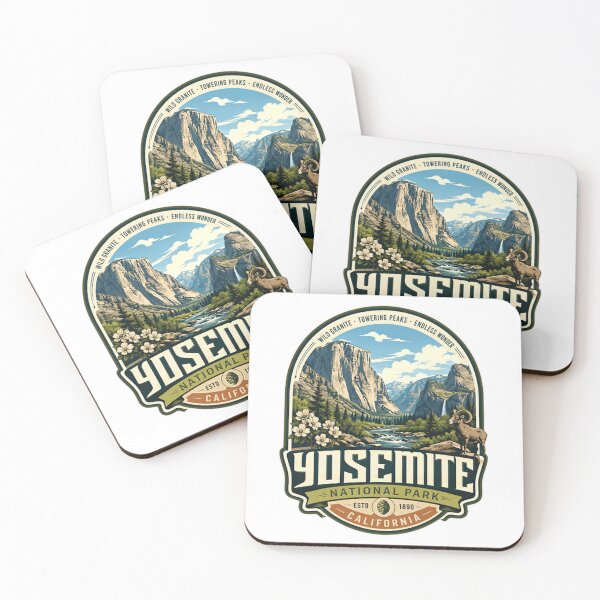 Item preview, Yosemite National Park California Wild Granite Towering Peaks Endless Wonder Estd 1890 Travel Souvenir Hiking designed and sold by Simsimah26Parks.