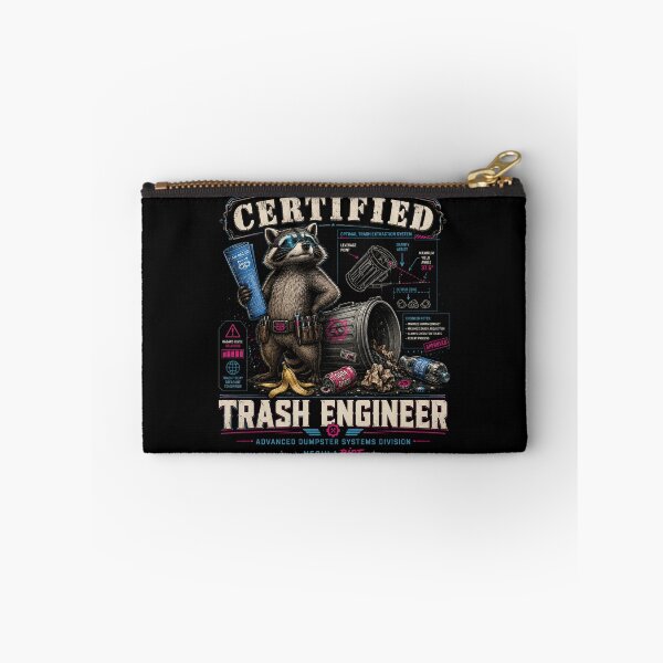 Item preview, Certified Trash Engineer designed and sold by NebulaRiotStudio.