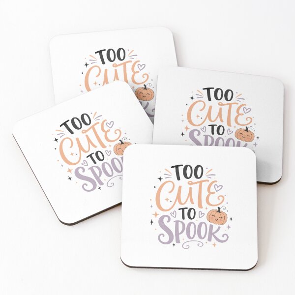 Item preview, Copy of Too Cute To Spook Kawaii Halloween Typography | BankshopTH designed and sold by BankshopTH.