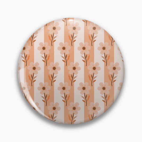 Item preview, Soft floral pattern on striped background designed and sold by PowerAntShop.