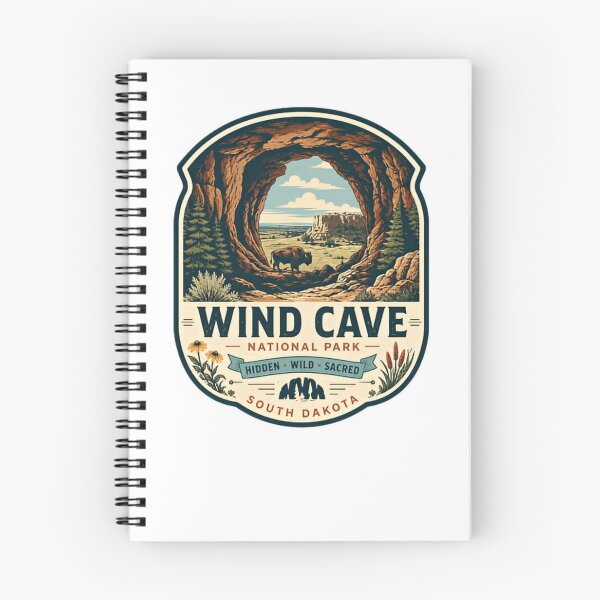 Item preview, Wind Cave National Park Hidden Wild Sacred South Dakota Travel Adventure designed and sold by Simsimah26Parks.