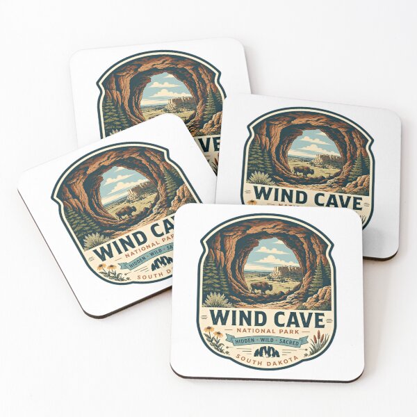 Item preview, Wind Cave National Park Hidden Wild Sacred South Dakota Travel Adventure designed and sold by Simsimah26Parks.