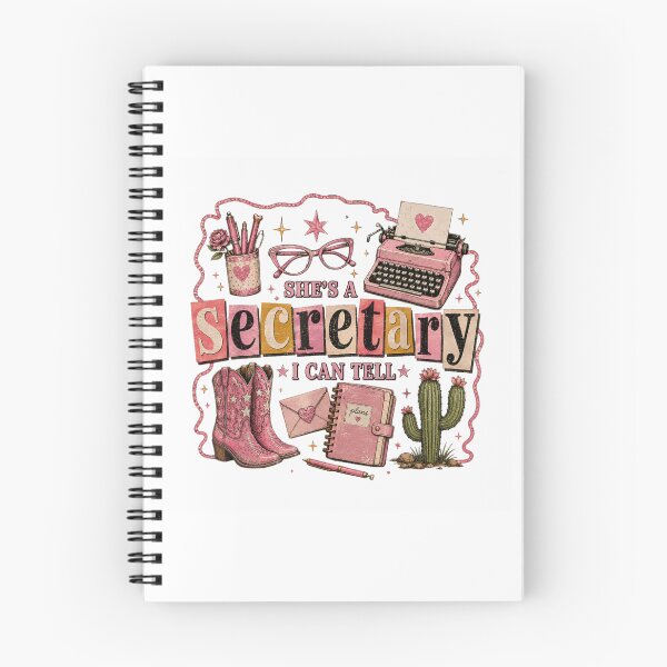 Item preview, She's A Secretary I Can Tell Funny Office Cowgirl Western Style designed and sold by Chaya Reid.
