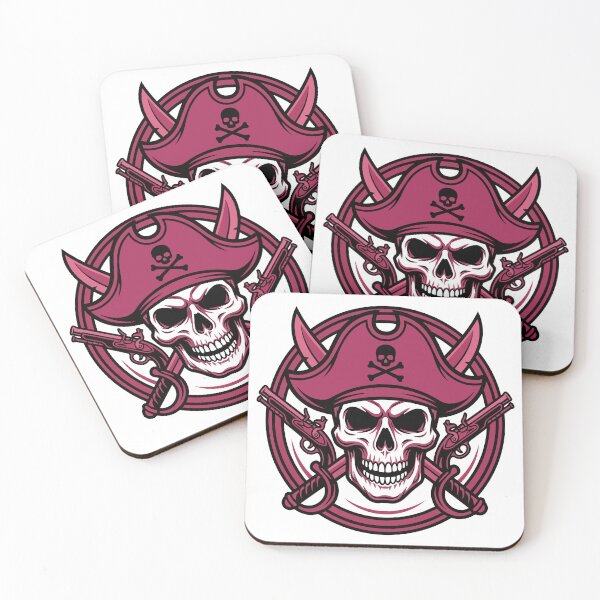 Item preview, Pink Pirate Skull designed and sold by Creative Owlet.