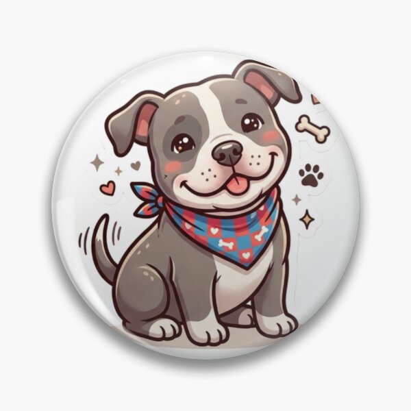 Item preview, Cute Smiling Puppy Cartoon Dog Sticker designed and sold by ExploreAura Studio.