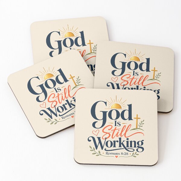 Item preview, God Is Still Working Romans 8:28 designed and sold by PrayWear.