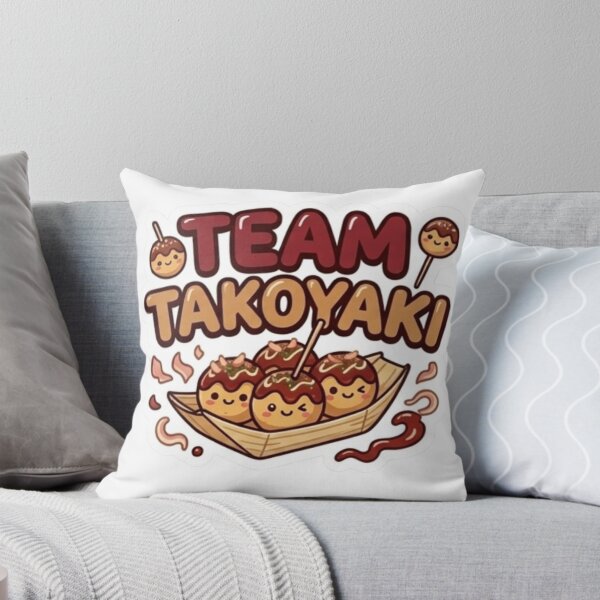 Item preview, Team Takoyaki-Cute Kawaii Team Foods - Laptop & Suitcase Stickers designed and sold by asumintjapan1.