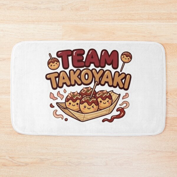 Item preview, Team Takoyaki-Cute Kawaii Team Foods - Laptop & Suitcase Stickers designed and sold by asumintjapan1.