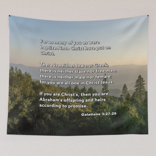 Item preview, Galatians 3:27-29  Baptized Into Christ - Napa Valley Landscape Photograph designed and sold by InsprtnlArtbyDP.