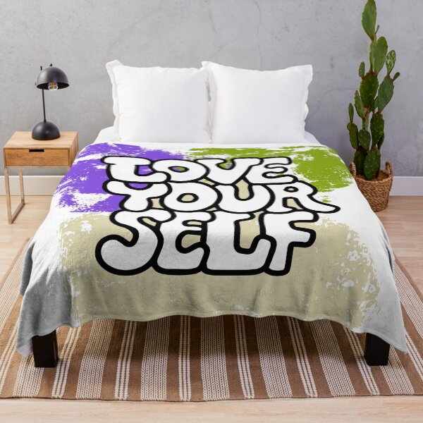Item preview, Love Yourself Aesthetic Typography Brush Strokes designed and sold by BarakahCrafts.