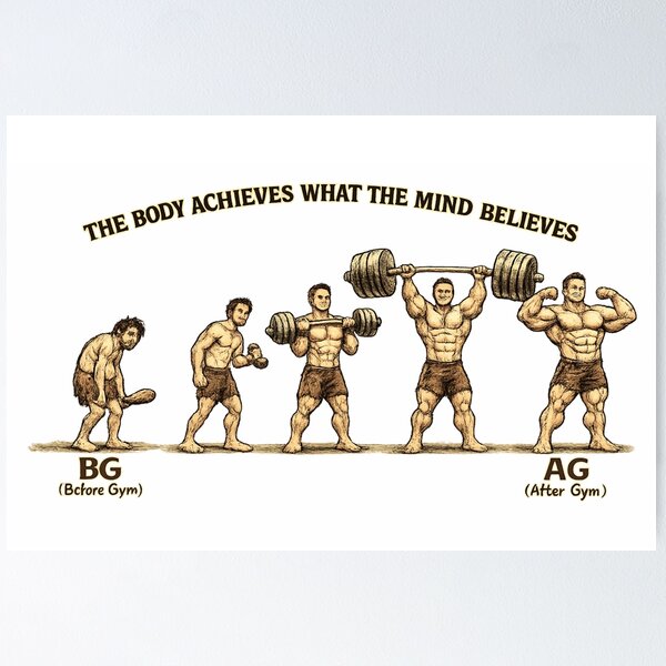Item preview, Before Gym vs After Gym Evolution designed and sold by guiborges1980.