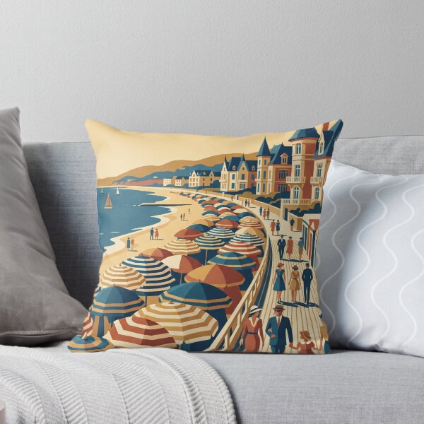 Item preview, Deauville France Vintage Travel Poster designed and sold by Bomax121.