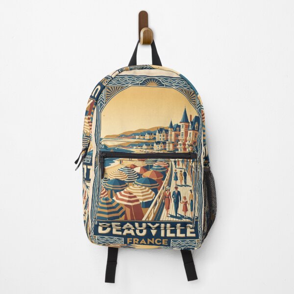 Item preview, Deauville France Vintage Travel Poster designed and sold by Bomax121.
