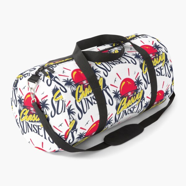 Item preview, Chasing Sunsets Vibrant Yellow Red Tropical Pool Party Summer Art designed and sold by illeN-Art-World.