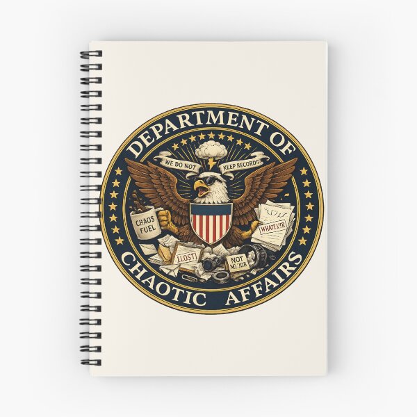 Item preview, Department of Chaotic Affairs Funny Office Humor designed and sold by Stikaro.