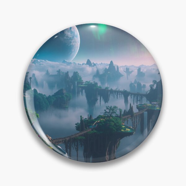 Item preview, Eternal Floating Rainforest Alien Landscape designed and sold by Luminous Wilds.
