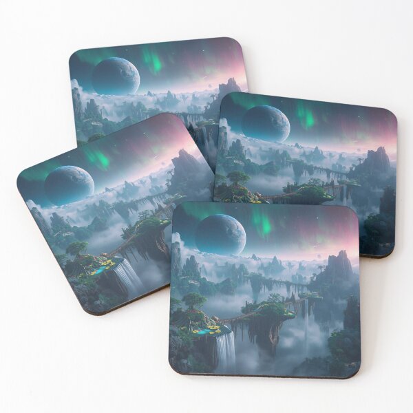 Item preview, Eternal Floating Rainforest Alien Landscape designed and sold by Luminous Wilds.