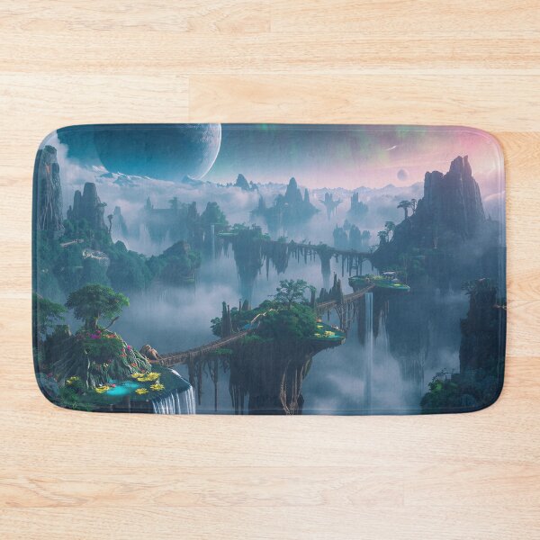 Item preview, Eternal Floating Rainforest Alien Landscape designed and sold by Luminous Wilds.