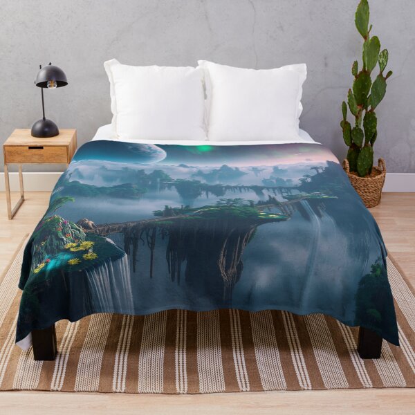 Item preview, Eternal Floating Rainforest Alien Landscape designed and sold by Luminous Wilds.
