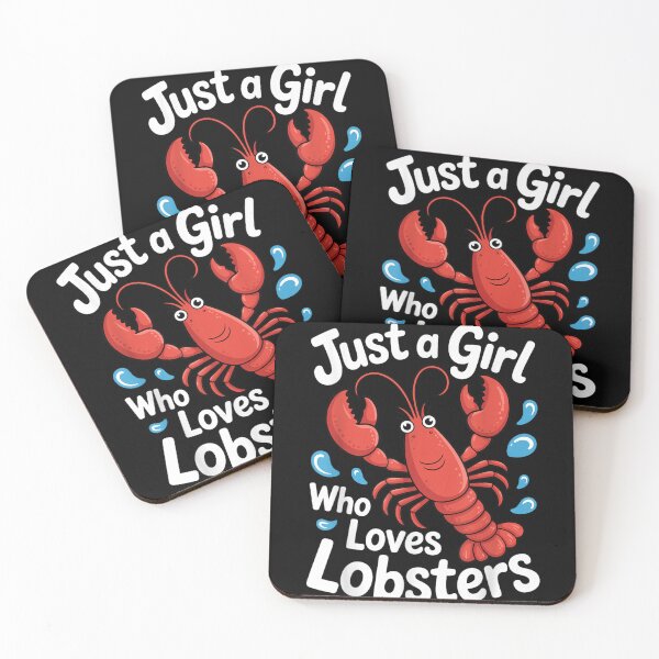 Item preview, Just A Girl Who Loves Lobsters Funny Cute Seafood Lover Gift designed and sold by Daisy Grimes.
