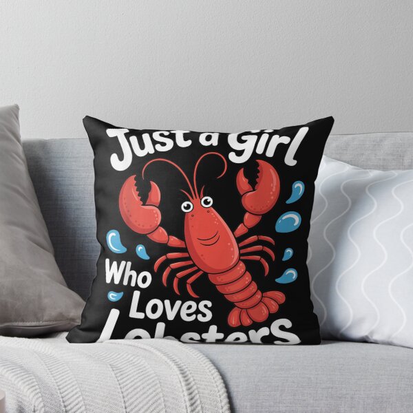 Item preview, Just A Girl Who Loves Lobsters Funny Cute Seafood Lover Gift designed and sold by Daisy Grimes.