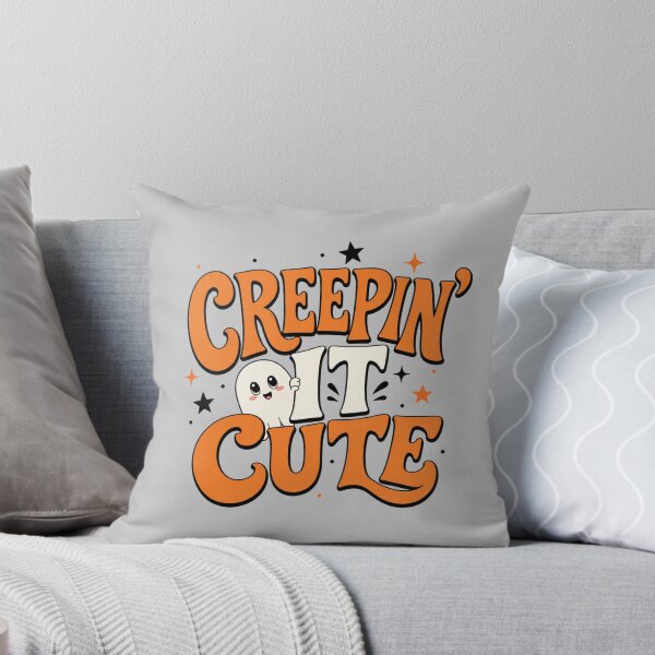 Item preview, Creepin' It Cute Retro Halloween Typography Design | BankshopTH designed and sold by BankshopTH.