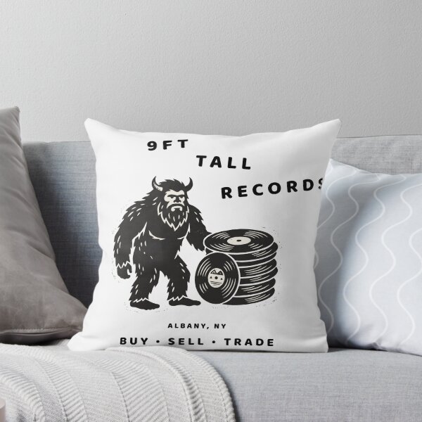 Item preview, 9ft Tall Records – Vintage Bigfoot Vinyl T-Shirt designed and sold by Klevertee.