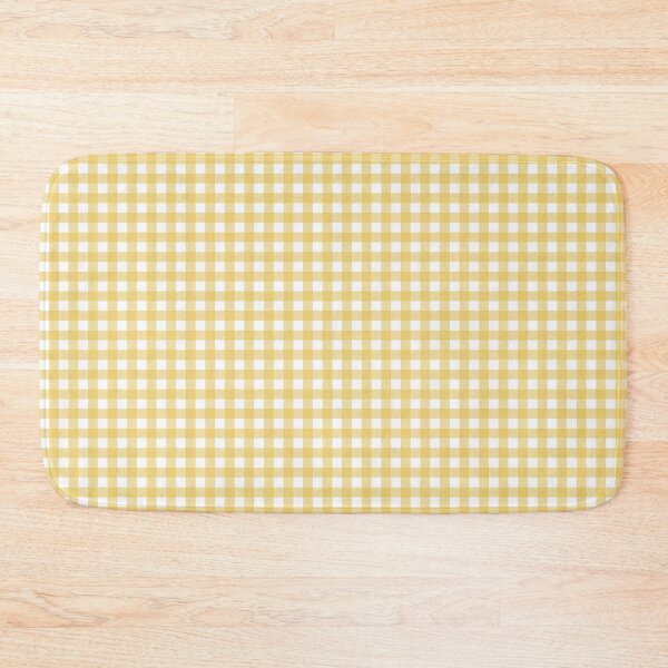 Item preview, Sun yellow and white gingham pattern designed and sold by Karf  ..