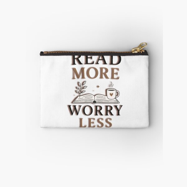 Item preview, Read More Worry Less Minimalist Book Lover Reading Design designed and sold by StockAnime.