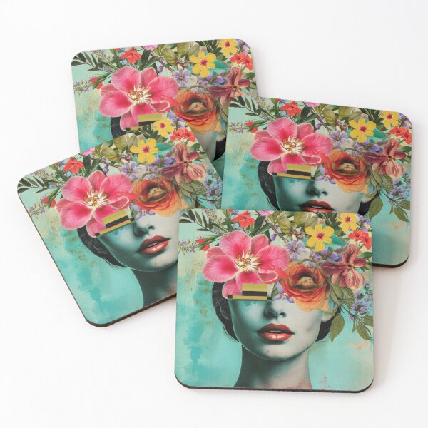 Item preview, Vintage Floral Woman Portrait designed and sold by Soft Oddity.