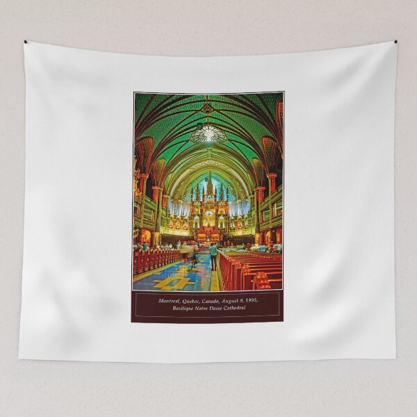 Item preview, Montreal, Quebec, Canada, August 9, 1995, Basilique Notre Dame Cathedral designed and sold by AMacGPhilly.