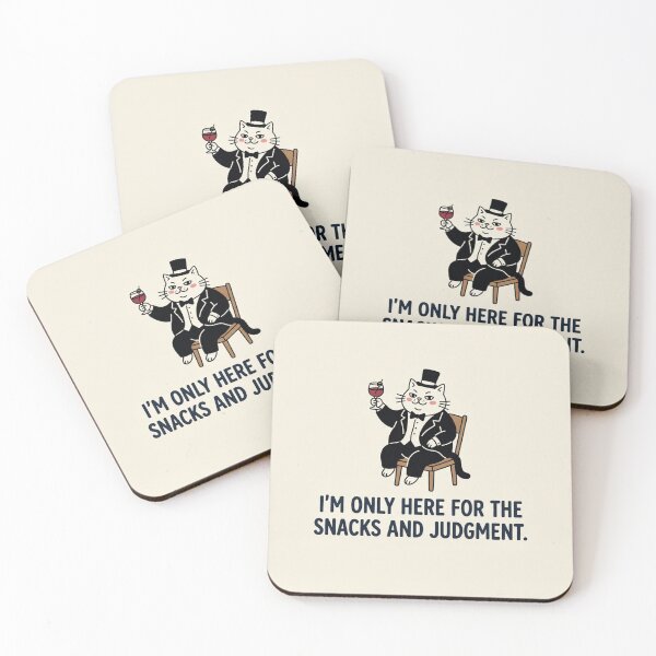 Item preview, Dapper Cat Here For Snacks And Judgment designed and sold by Owcomm.