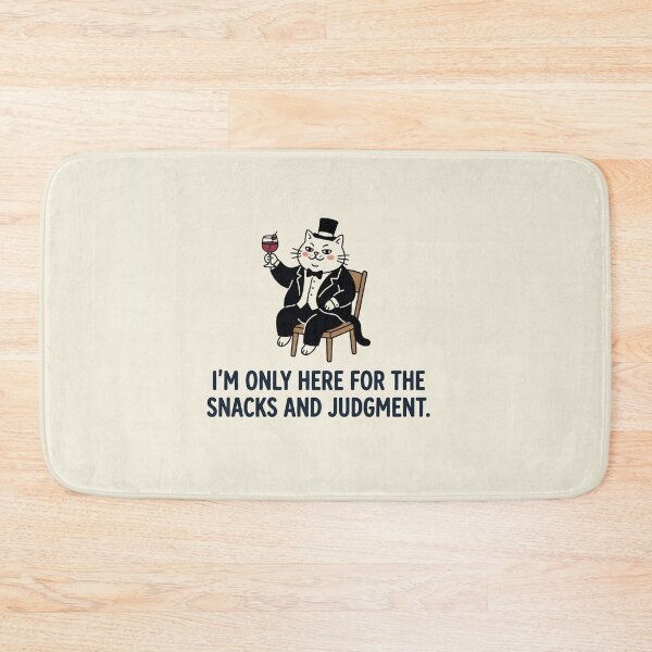 Item preview, Dapper Cat Here For Snacks And Judgment designed and sold by Owcomm.