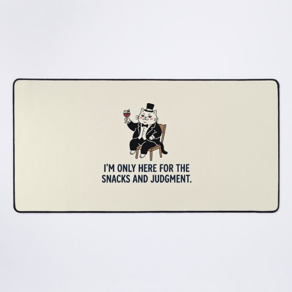 Item preview, Dapper Cat Here For Snacks And Judgment designed and sold by Owcomm.