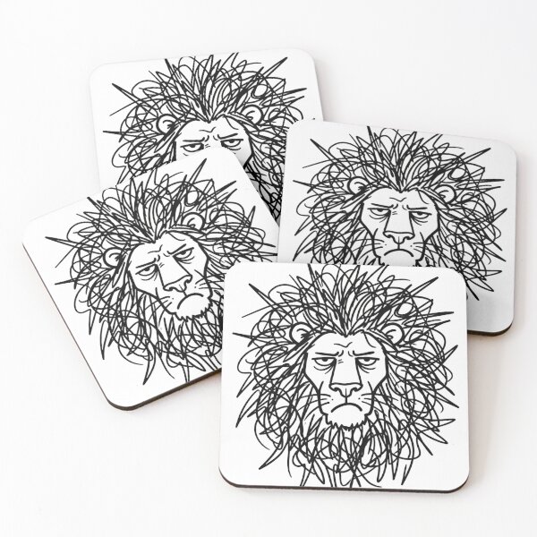 Item preview, Majestic Lion Line Art Sketch designed and sold by SHOP-Corner.