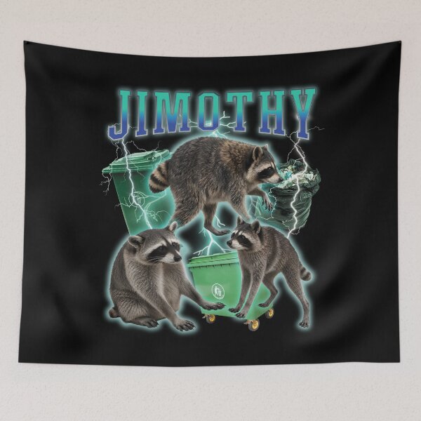 Item preview, Viral Raccoon Trending Jimothy meme Bootleg Style  designed and sold by wtfbba.