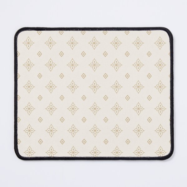 Item preview, Thai Floral Cross Seamless Pattern Cream Gold Minimalist Thai Botanical Line Art Fabric Design designed and sold by KOPatternCo.