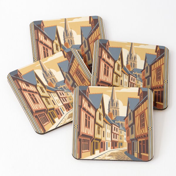 Item preview, Rennes France Vintage Travel Poster designed and sold by Bomax121.