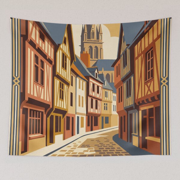 Item preview, Rennes France Vintage Travel Poster designed and sold by Bomax121.