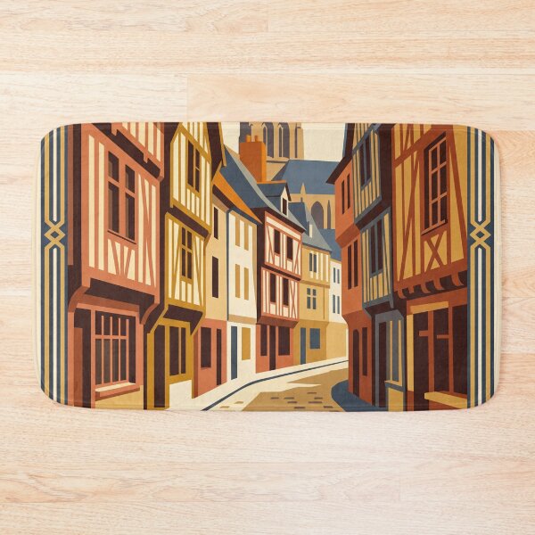 Item preview, Rennes France Vintage Travel Poster designed and sold by Bomax121.