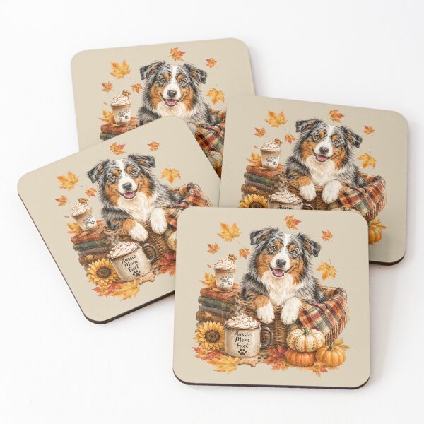 Item preview, Autumn Australian Shepherd Pumpkin Patch Aussie Mom designed and sold by Cute & Sassy Custom Gifting Boutiques.
