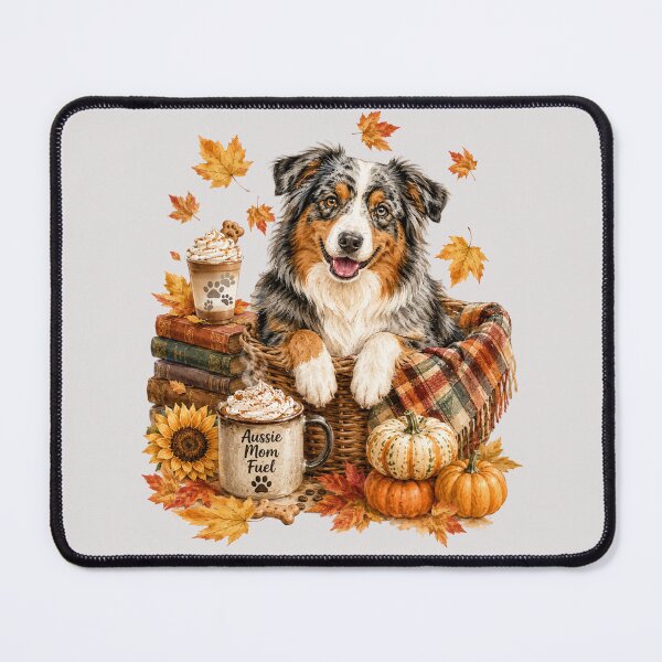 Item preview, Autumn Australian Shepherd Pumpkin Patch Aussie Mom designed and sold by Cute & Sassy Custom Gifting Boutiques.