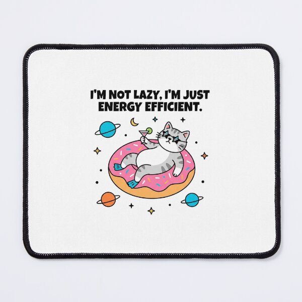 Item preview, Funny Lazy Cat Energy Efficient Space Float designed and sold by Owcomm.