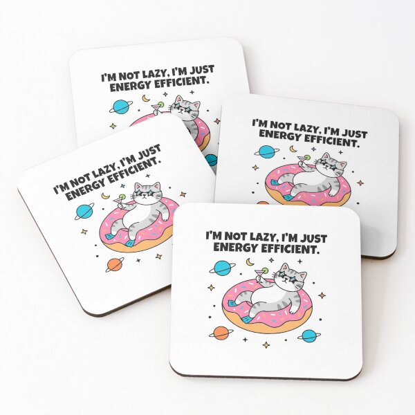 Item preview, Funny Lazy Cat Energy Efficient Space Float designed and sold by Owcomm.