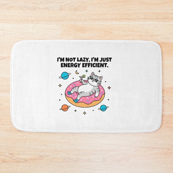 Item preview, Funny Lazy Cat Energy Efficient Space Float designed and sold by Owcomm.