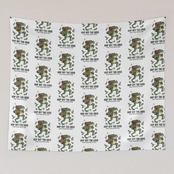Item preview, Backpacking Adventure Frog designed and sold by Roy & Tiffany.