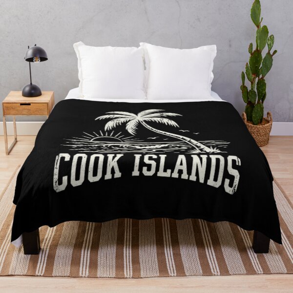 Item preview, Vintage Cook Islands Tropical Beach Sunset Palm Tree Island Vacation Travel designed and sold by Capisedo.