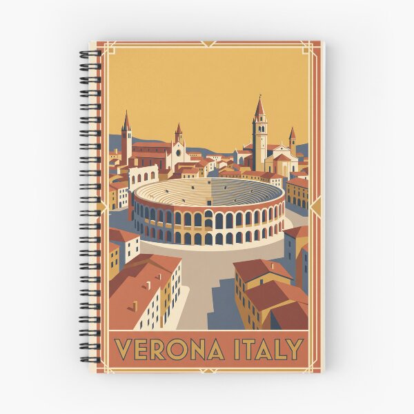 Artikelvorschau, Vintage-Reiseposter von Verona, Italien entworfen und verkauft von Bomax121.